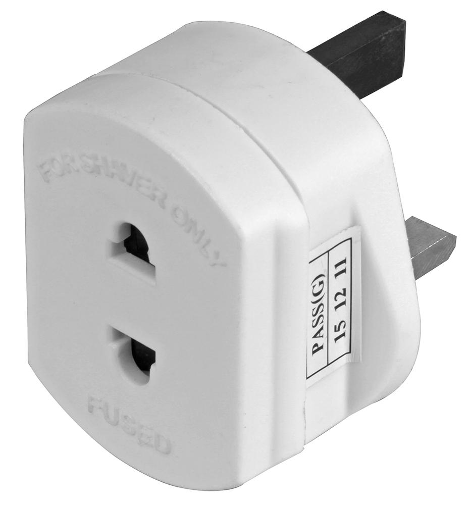 Shaver plug store adapter