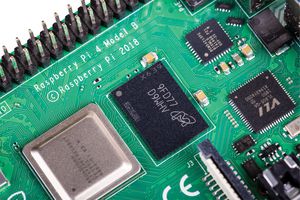 RPI4-MODBP-4GB - Einplatinencomputer, Raspberry Pi 4 Model B, BCM2711 SoC, 4GB DDR4 RAM, USB 3.0, PoE-fähig