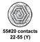 CINCH CONNECTIVITY SOLUTIONS C48-10R22Y55S8-406